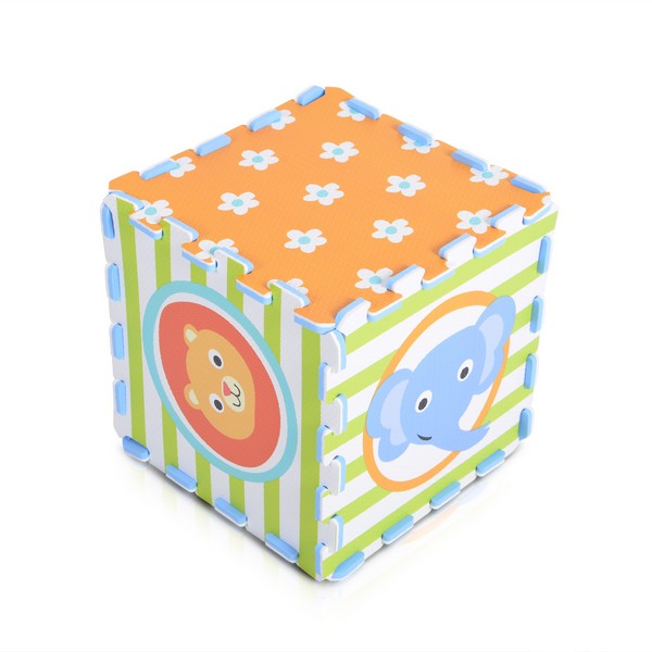 Продукт Moni Toys - Мек пъзел с принт Flowers  - 0 - BG Hlapeta